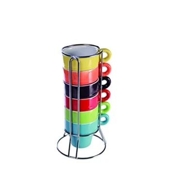 Imagen de Out of the blue SalesFever Juego de Tazas café y Soporte (6 Unidades)