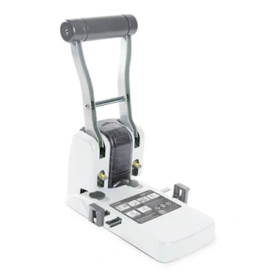 Imagen de Rapesco 1404 Germ Savvy Antibacteriano, ECO P1100 Perforadora de Gruesos/Gran Capacidad, Capacidad 100 Hojas, Blanco