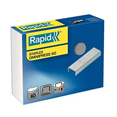 Imagen de RAPID 5000561 Caja 1000 grapas Omnipress 60 galvanizada