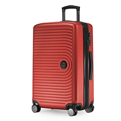 Imagen de HAUPTSTADTKOFFER Mitte Equipaje de Mano 55x40x23, TSA, 4 Ruedas, Maleta Viaje, Rígida, con Mano, Cabina, Rojo