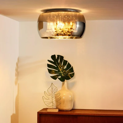 Imagen de Lucide Plafón Pearl de cristal, Ø 40 cm