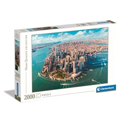 Imagen de Clementoni Bajo Collection Lower Manhattan, New York City Puzzle De 2000 Piezas, Rompecabezas Adultos, Entretenimento, 32080, Multicolor