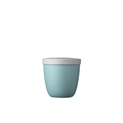 Imagen de Mepal Snackpot Ellipse Recipiente para Alimentos guardar y Transportar Aperitivos Apto Congelador, Microondas Lavavajillas 500 ml Nordic Green