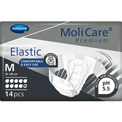 Imagen de MoliCare Calzoncillos elásticos de : para la incontinencia más grave mujeres y hombres; 10 gotas, talla M (85 120 cm circunferencia cadera), 14 unidades