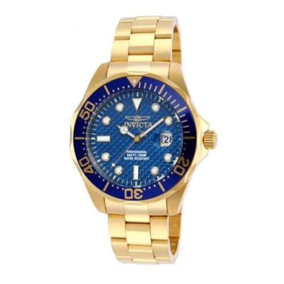 Imagen de Invicta Pro Diver, Reloj de cuarzo para hombre acero inoxidable, 47 mm, Azul / Oro