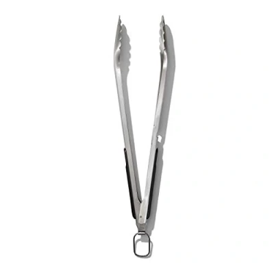 Imagen de OXO Good Grips Pinzas para barbacoa de acero inoxidable con abrebotellas incorporado