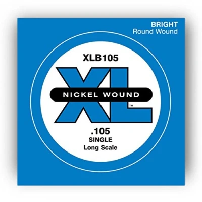 Imagen de D&#039;Addario .105 Long Scale Nickel Wound Single String for Bass Guitar