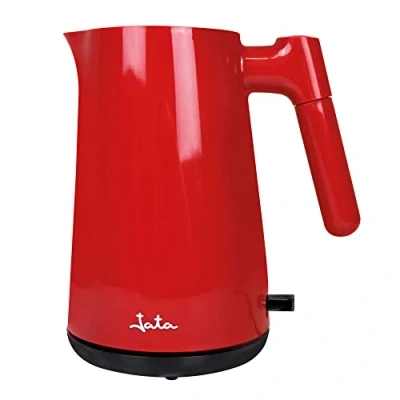Imagen de Jata JEHA1038 Hervidor de Agua Eléctrico 1 Litro, 2200 W, Libre BPA, Base 360º, Desconexión Automática, Recogecables, Ebullición Rápida