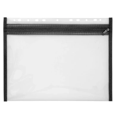 Imagen de VELOFLEX 4354080 Funda para documentos con cremallera, 1 pieza, DIN A4, archivable, negra, VELOBAG XS, bolsillo cremallera