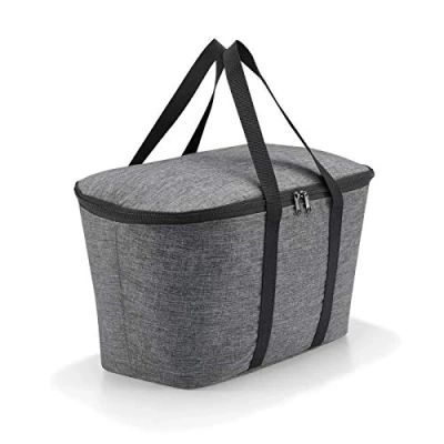 Imagen de reisenthel coolerbag Bolsa térmica de Tejido poliéster y Material Calidad, Adecuada para picnics, Compras desplazamientos, en Plata Twist Silver