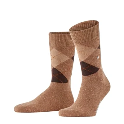 Imagen de Burlington Dundee M SO lana estampado 1 par, Calcetines Hombre, Marrón (Toffee Melange 5177), 40 46