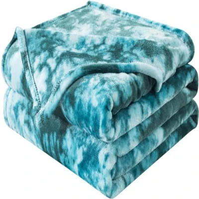 Imagen de HOZY Manta de Forro Polar Franela Supersuave, cálida y esponjosa, para Cama sofá, Toda Estación (Turquesa 150x200cm)