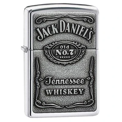Imagen de Zippo 1310011 Jack Daniel&#039;S Label Chrome Mechero con Relieve