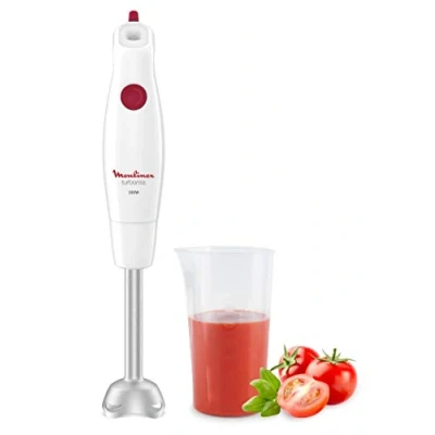 Imagen de Moulinex DD1211 Turbomix+ 350 Batidora de mano (plástico, 800 ml), color blanco