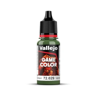 Imagen de Vallejo Game Color Pintura Acrílica Sick Green Acabado Mate, 18 ml. Autonivelante y Sistema BSL