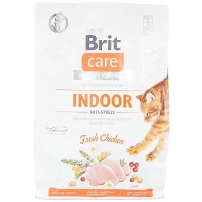 Imagen de Comida húmeda para Gatos VAFO PRAHA s.r.o. Brit Care Cat Indoor 2kg Anti Stress GF