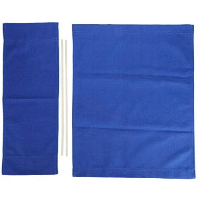 Imagen de Funda de Lona para Silla, 1 Juego Silla Director, Tela Repuesto Asiento, Respaldo extraíble y Lavable, Protector algodón, Accesorios Muebles(1# Azul)