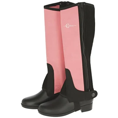 Imagen de Covalliero Niños Kinde rmini Chaps Lilli tamaño de tendón, Black/Rosa, 152