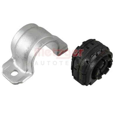 Imagen de METZGER 52110609 Silentblock Barra Estabilizadora Eje trasero izquierda, trasero, derecha Soporte de caucho 17 con abrazadera VOLKSWAGEN: Golf 5