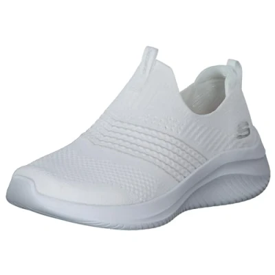 Imagen de Skechers Ultra Flex 3.0 Classy Charm, Zapatillas Mujer, Blanco (White Knit/Trim) , 36 EU