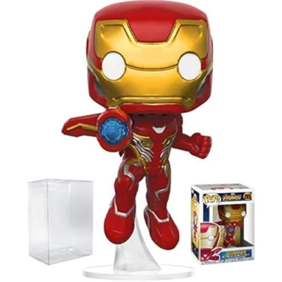 Imagen de Funko Pop! Marvel: Avengers Infinity War Iron Man Vinyl Figure (Bundled with Pop Box Protector Case)