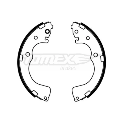Imagen de TOMEX brakes TX 22 99 Zapatas de Freno Eje trasero 254 52