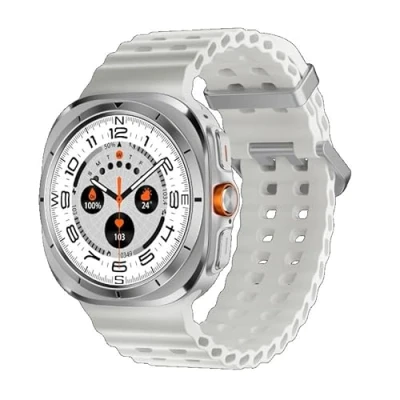 Imagen de XINDADA 2024 New S7 JS Watch 7 Ultra 1:1 47mm Smartwatch AMOLED Screen Bluetooth Call IP68 Waterproof Mens Smart for Android iOS (White)