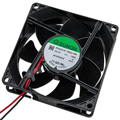 Imagen de Fan 12V DC 1,44W 80x80x25mm 69,6m3/h 3200U/Min Sunon EF80251S11000UA99