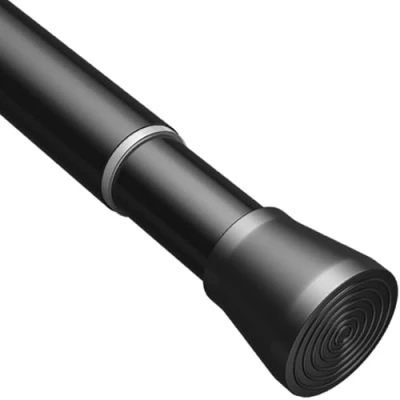 Imagen de Barras tensoras para cortinas, barra de cortina ducha, ducha telescópica, tensora, extensible, sin taladro, armario