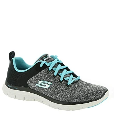 Imagen de Skechers Flex Appeal 4.0 Zapatillas para mujer, Negro/Celeste, 38 EU