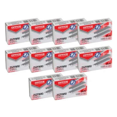 Imagen de Office Products 18072439 19 Grapas (10 x 1000 unidades, 26/6, unidades), color plateado