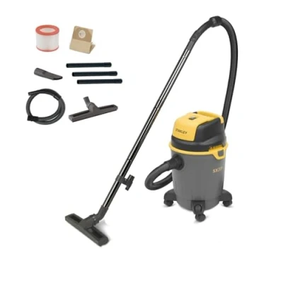 Imagen de Stanley Aspirador multiuso SXVC20PE de sólidos Y líquidos, Ligero (1200 W, 20 L), Amarillo Negro