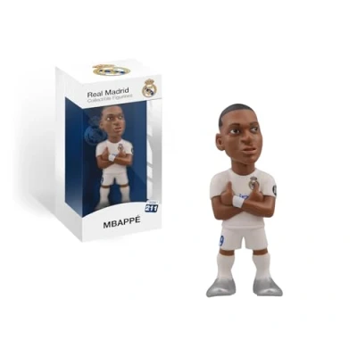 Imagen de MINIX Collectible Figurines MN18451 Figura de Mbappé, Real Madrid, Coleccionables 12 cm para Exhibición, Idea Regalo Niños y Adultos, Fans fútbol