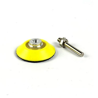 Imagen de MASO HA0514 almohadilla de respaldo gancho y bucle con adaptador taladro eléctrico, disco pulido amoladora tipo autoadhesivo, calcomanía mágica 50 mm,