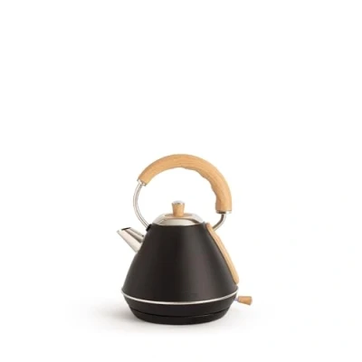 Imagen de CREATE/KETTLE RETRO M/Hervidor de agua eléctrico Negro/Ebullición rápida, capacidad 1l, apagado automático, filtrado anti cal, autoapagado, indicador nivel agua, Ø17,2 cm, 1200 W