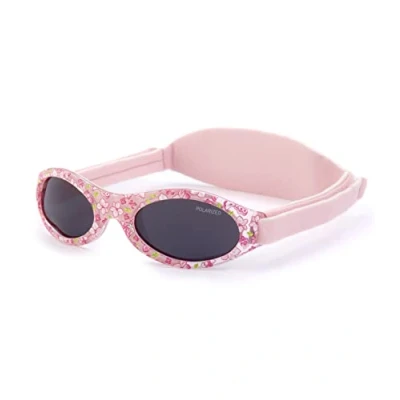 Imagen de Kiddus Gafas de Sol Premium Polarizadas para bebé niña niño. 0 meses a 2 años. UV400 protección 100% contra rayos UVA y UVB. Suave puente Silicona la nariz. Banda ajustable Neopreno