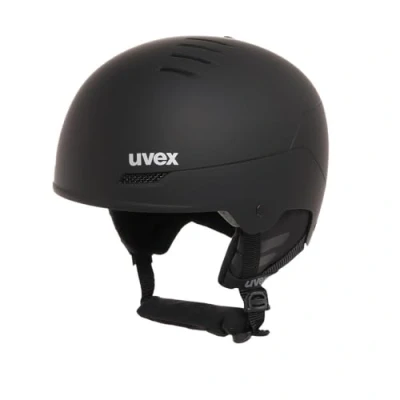 Imagen de uvex wanted, casco de esquí robusto unisex, ajuste talla individualizado, ventilación optimizada, black matt, 54 58 cm