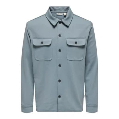 Imagen de Only &amp; Sons Onsnewkodyl Overshirt Chaqueta fina, Hombre, Talla: Large, Stormy weather