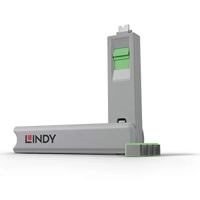 Imagen de Lindy USB Type C Port Blocker, Green