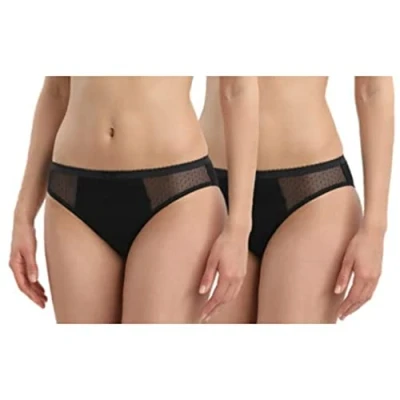 Imagen de Dim Bóxer Menstrual Protect Bio Flujo Abundante Mujer x2 Negro S