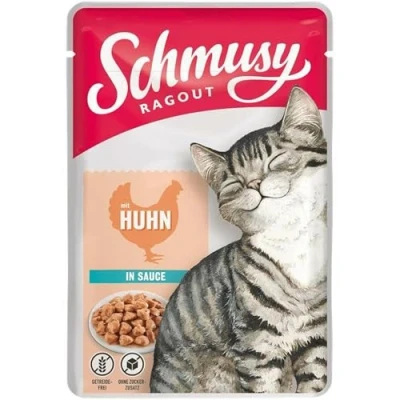 Imagen de Schmusy Ragout mit Huhn in Sauce 100g (Menge: 22 je Bestelleinheit)