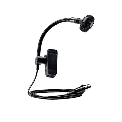 Imagen de Shure PGA98H Micrófono dinámico de Condensador para Instrumento con Cuello Cisne y Cable XLR a
