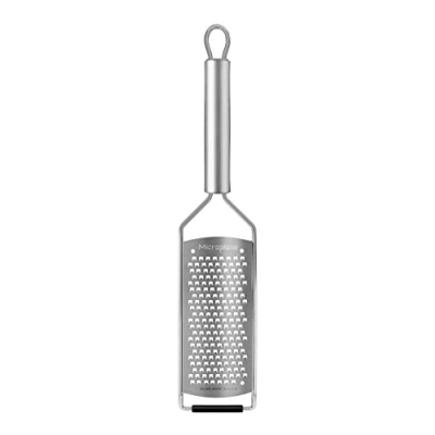 Imagen de Microplane Serie Profesional Rallador Grueso, Acero Inoxidable, Plata, 33x7.5x1.92 cm