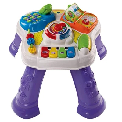 Imagen de VTech Baby Mesita parlanchina 2 en 1, mesa de actividades infantil con panel interactivo extraíble (80 148022)