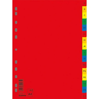 Imagen de Danubio 7726095pl de 99 color registro, PP, A4, 230 x 297 mm, la a Z, 16 tarjetas