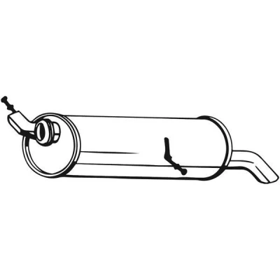 Imagen de BOSAL 190 141 Silenciador trasero PEUGEOT: 307 Hatchback, CITROËN: C4 Coupé
