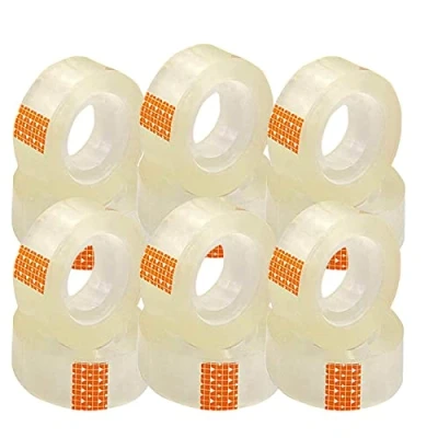 Imagen de various Celo Cinta Adhesiva Trasparente Extrafuerte12 Rollos 18mmx35m,Cinta para Uso General el Colegio, Hogar y la Oficina