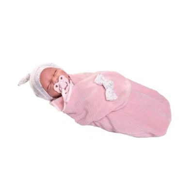 Imagen de Muñecas Antonio Juan Mi Pequeño Reborn Lluna con Saco de gusanito