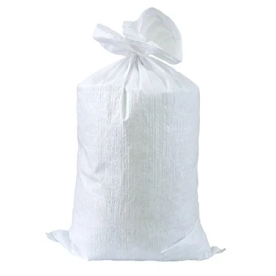 Imagen de Conjunto de 10 sacos polipropileno 60 x 105 cm, blanco, saco cereales, transporte, almacenamiento, para 50 kg