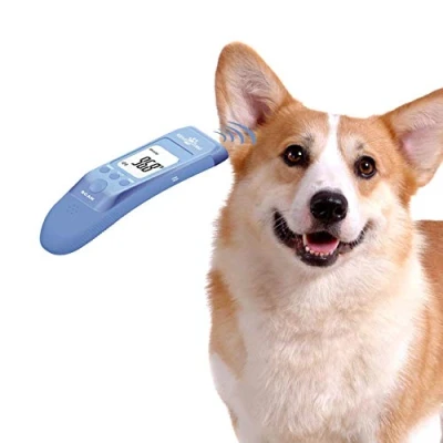 Imagen de ermómetro clínico rápido para mascotas perros, gatos, animales con 3 modos conmutables